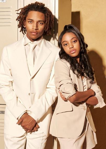 Laiyah Shannon Brown with her brother Rodney