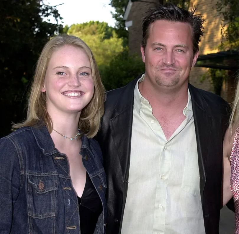 Matthew Perry with sister Emily Morrison