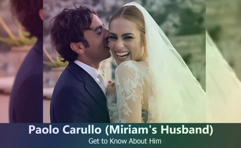 Paolo Carullo - Miriam Leone's Husband