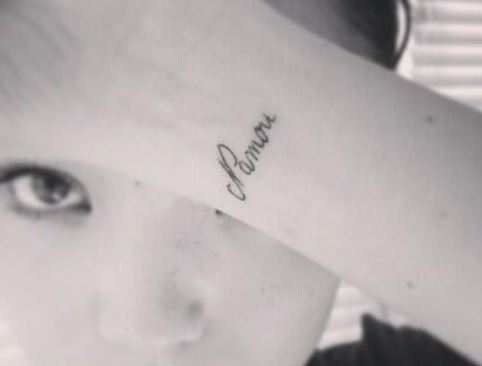Pom Klementieff tattooed her brother name Namou on her wrist