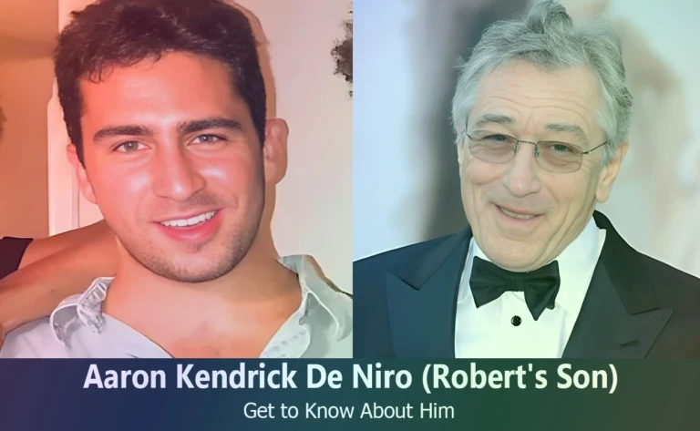 Aaron Kendrick De Niro - Robert De Niro's Son