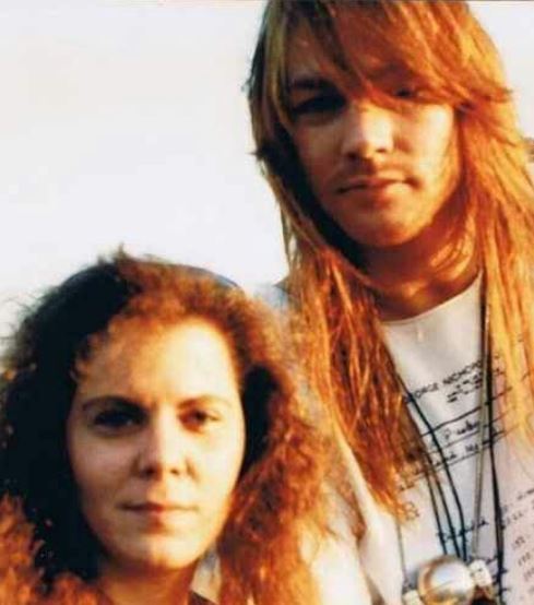 Axl Rose with mother Sharon Rose
