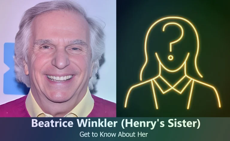 Beatrice Winkler – Henry Winkler’s Sister | Know About Her