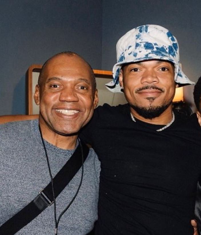 Chance the Rapper with father Ken Williams Bennett