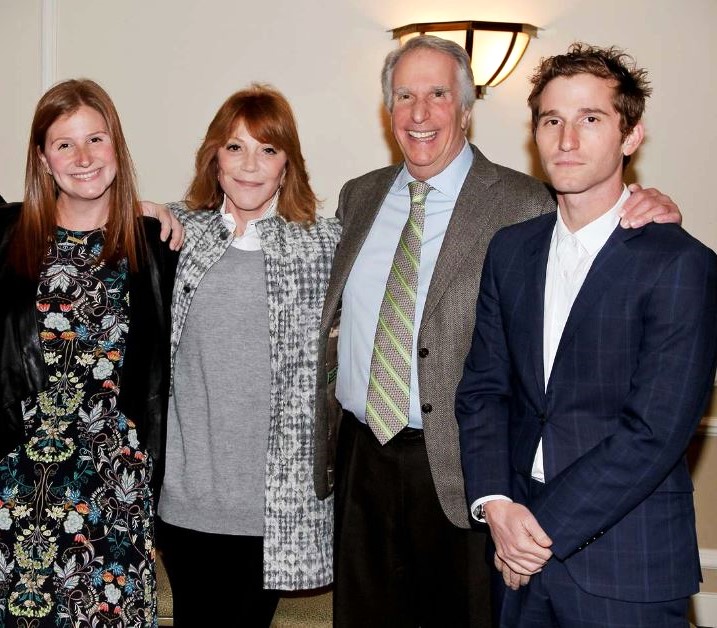 Henry Winkler with his family