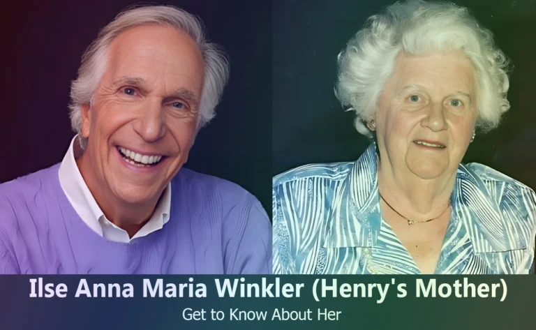 Ilse Anna Maria Winkler – Henry Winkler’s Mother | Know About Her
