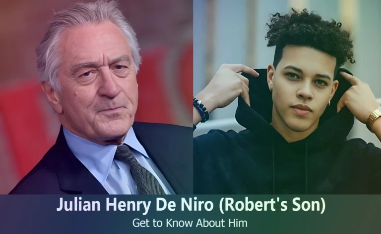 Julian Henry De Niro - Robert De Niro's Son