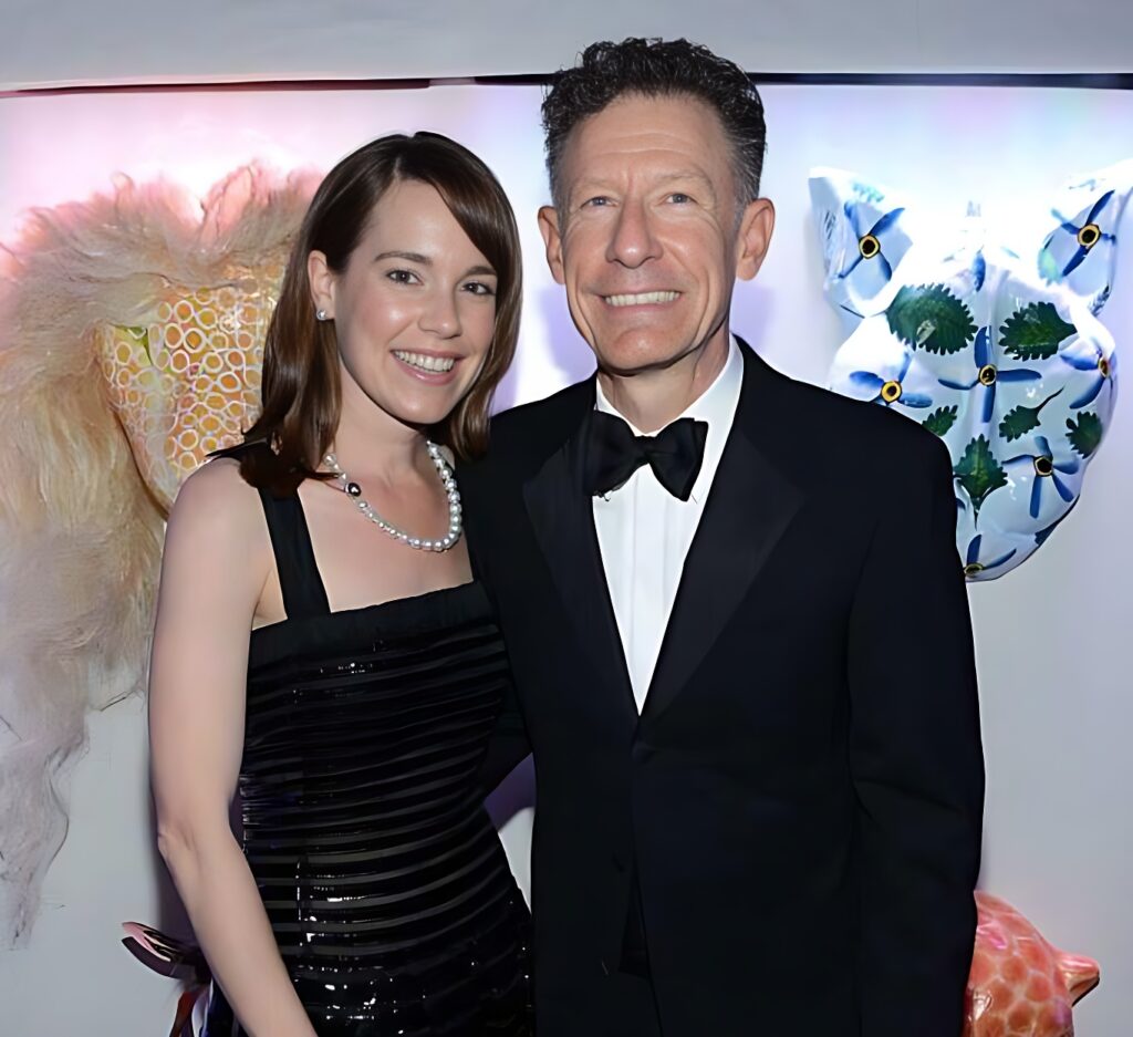 Lyle Lovett with wife april kimble