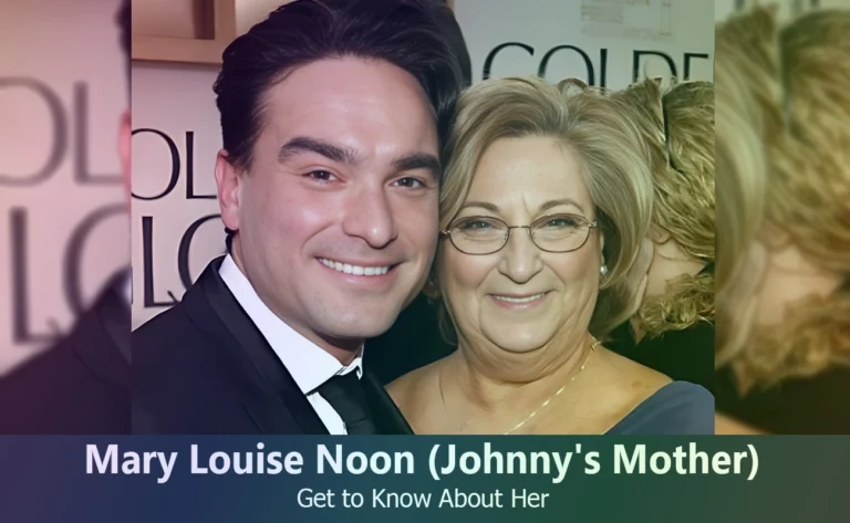 Mary Louise Noon – Johnny Galecki’s Mother | Know About Her