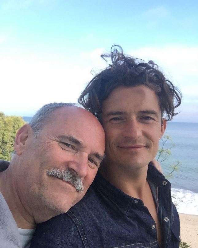 Orlando Bloom with father Colin Stone