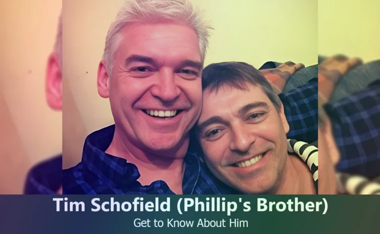 Tim Schofield – Phillip Schofield’s Brother | Know About Him