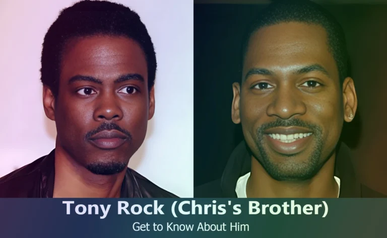 Tony Rock – Chris Rock’s Brother | Know About Him