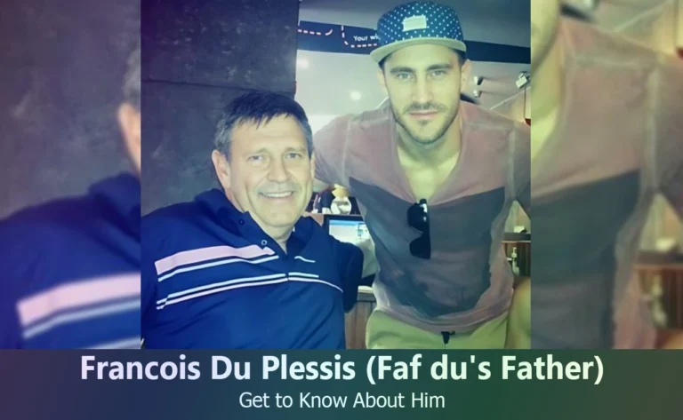 Francois Du Plessis - Faf du Plessis's Father