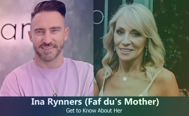 Ina Rynners – Faf du Plessis’s Mother | Know About Her