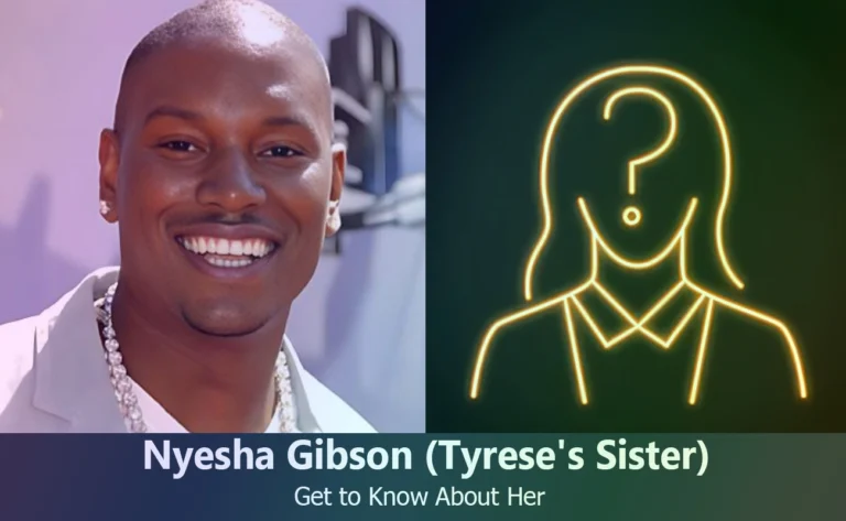 Nyesha Gibson – Tyrese Gibson’s Sister | Know About Her