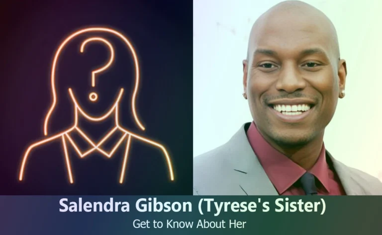 Salendra Gibson – Tyrese Gibson’s Sister | Know About Her