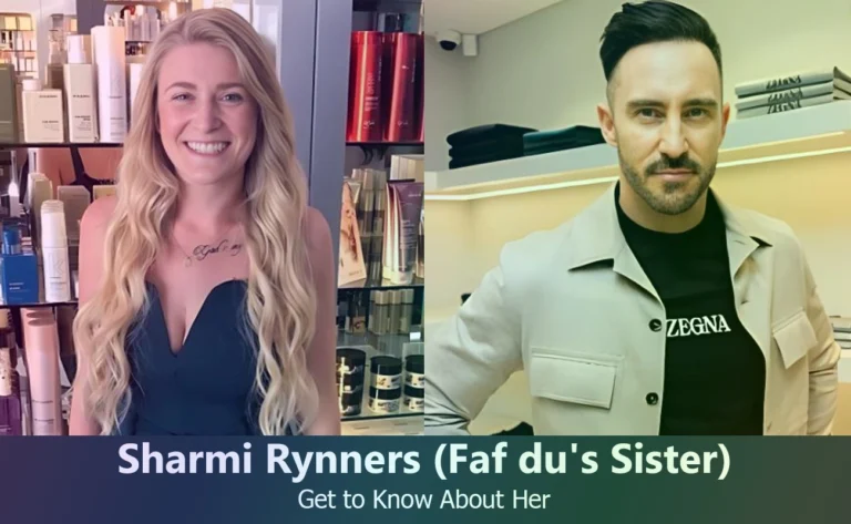 Sharmi Rynners – Faf du Plessis’s Sister | Know About Her