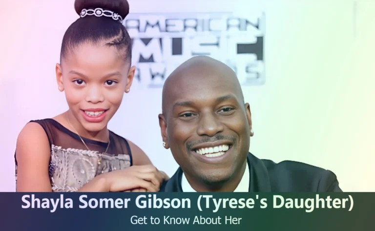 Shayla Somer Gibson – Tyrese Gibson’s Daughter | Know About Her