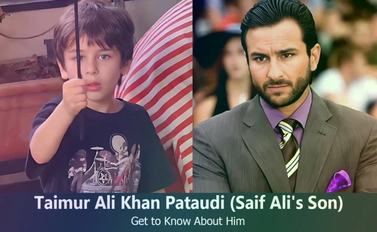 Taimur Ali Khan Pataudi – Saif Ali Khan’s Son | Know About Him