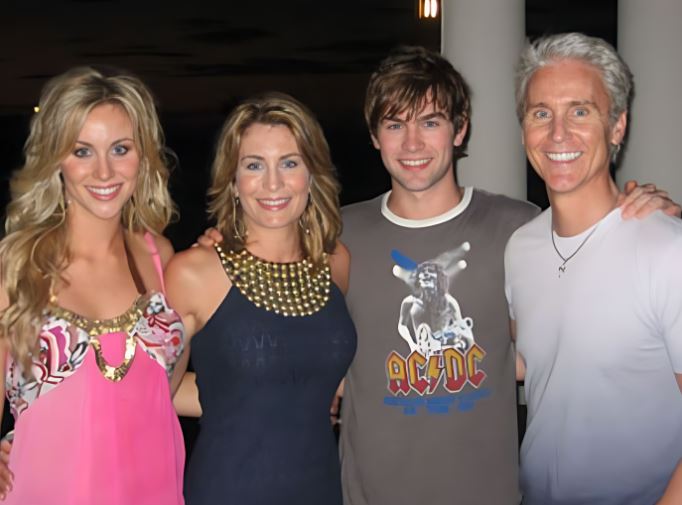 Chace Crawford with his family