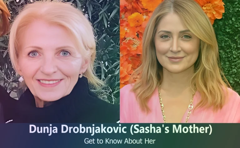 Dunja Drobnjakovic – Sasha Alexander’s Mother | Know About Her