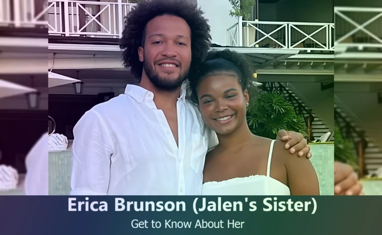 Erica Brunson - Jalen Brunson's Sister