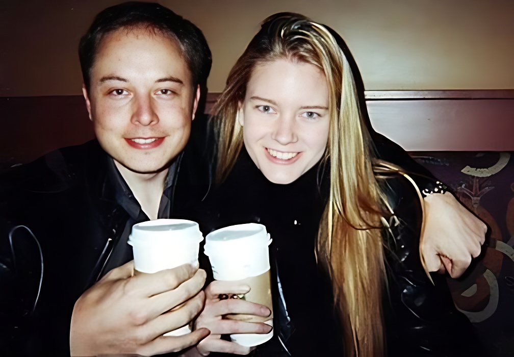 Justine Musk with husband Elon Musk