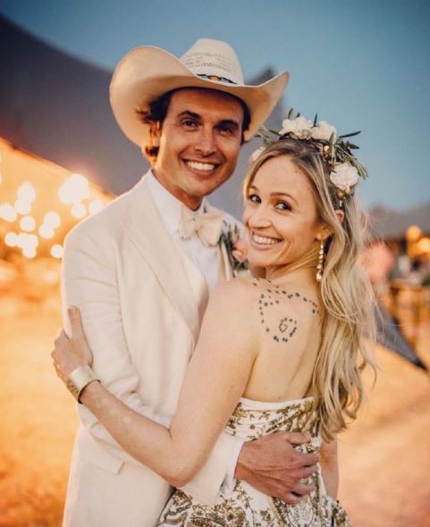 Kimbal Musk with her wife Christiana Wyly