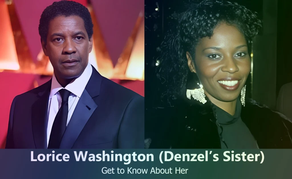 Lorice Washington - Denzel Washington's Sister