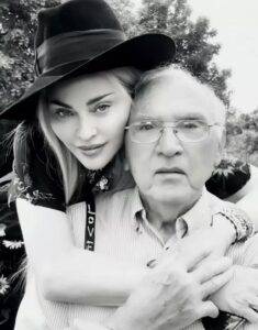 Madonna with father Silvio Anthony Ciccone