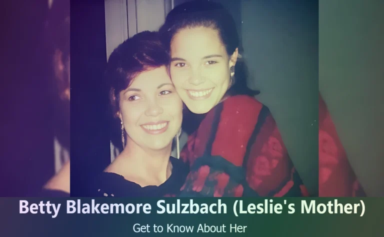 Betty Blakemore Sulzbach – Leslie Bibb’s Mother | Know About Her