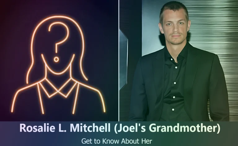 Rosalie L. Mitchell – Joel Kinnaman’s Grandmother | Know About Her