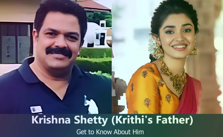 Who is Krishna Shetty, the Father of Actress Krithi Shetty?