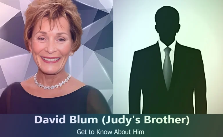 Meet Judy Sheindlin’s Brother: Who is David Blum?