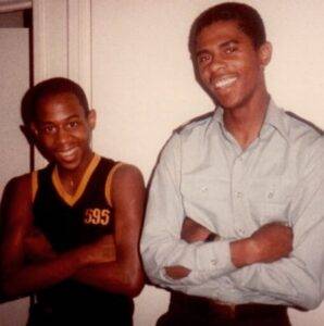Martin Lawrence with brother Robert Lawrence
