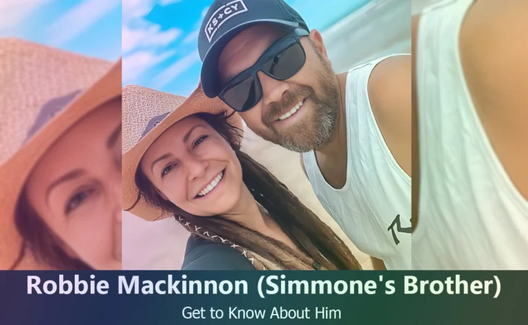 Who is Robbie Mackinnon, the Brother of Simmone Mackinnon?