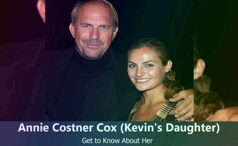 Annie Costner Cox - Kevin Costner's Daughter