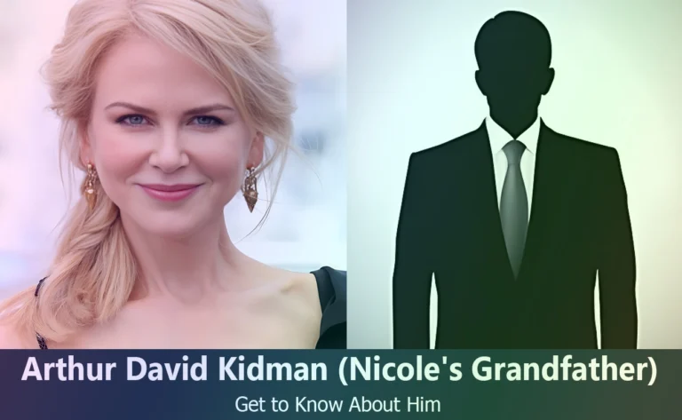 Arthur David Kidman - Nicole Kidman's Grandfather