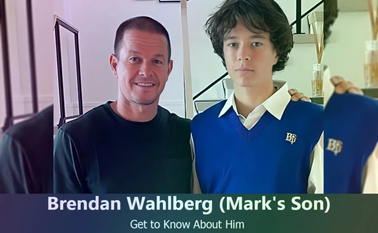 Brendan Wahlberg - Mark Wahlberg's Son