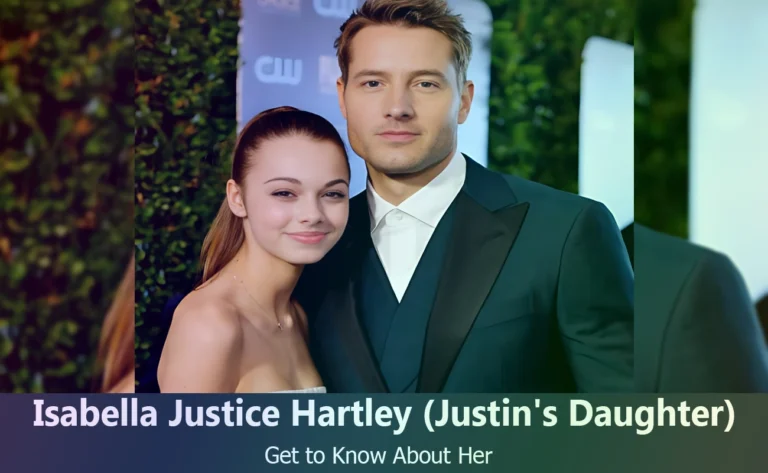 Isabella Justice Hartley - Justin Hartley's Daughter