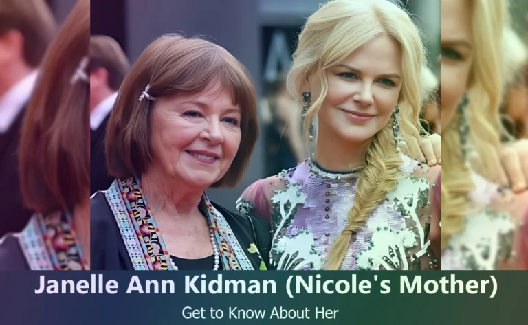 Janelle Ann Kidman - Nicole Kidman's Mother