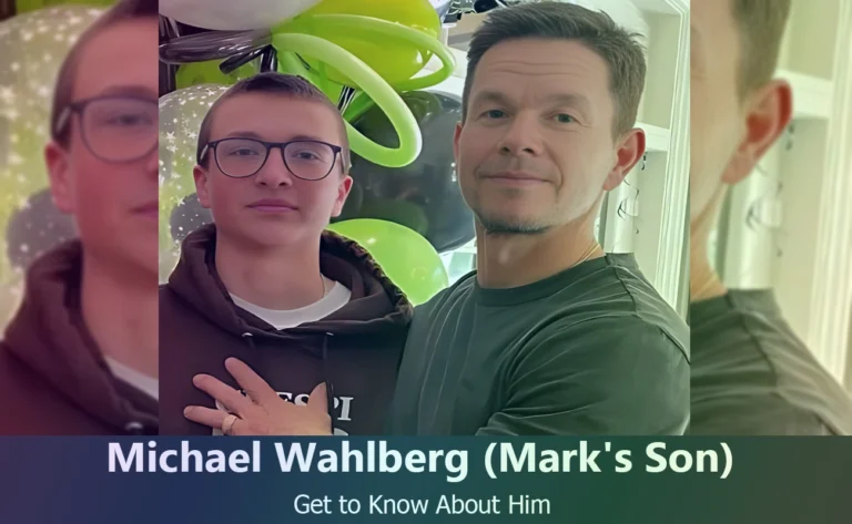 Michael Wahlberg - Mark Wahlberg's Son