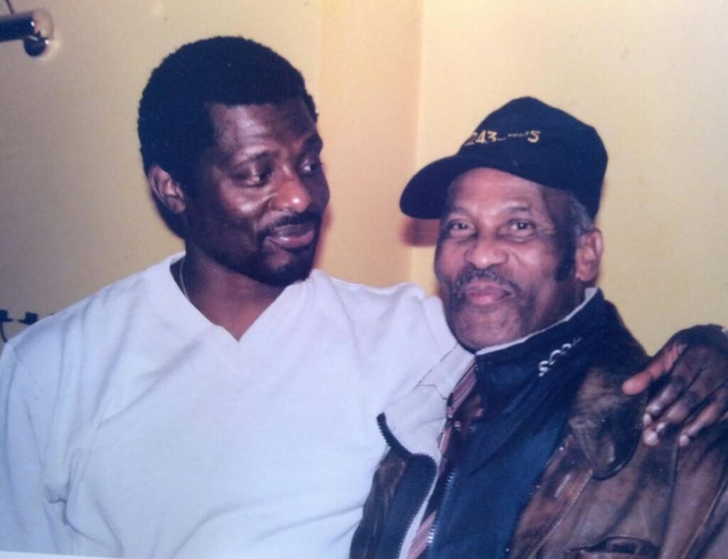 Eamonn Walker with father