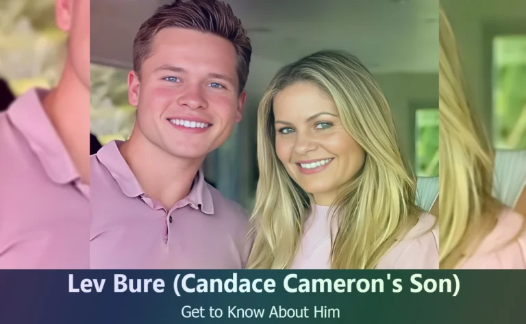 Lev Bure - Candace Cameron Bure's Son