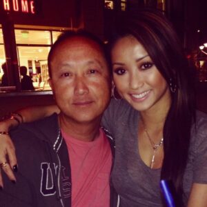 Brenda Song with father Song Yeng