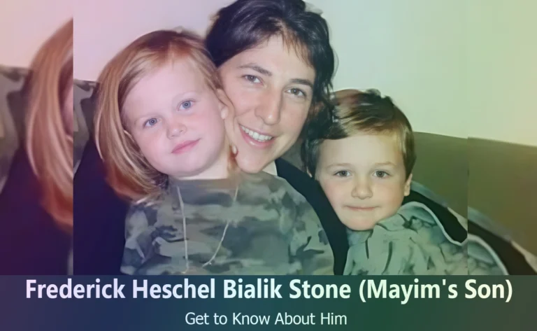 Frederick Heschel Bialik Stone - Mayim Bialik's Son