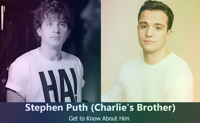 Stephen Puth - Charlie Puth's Brother