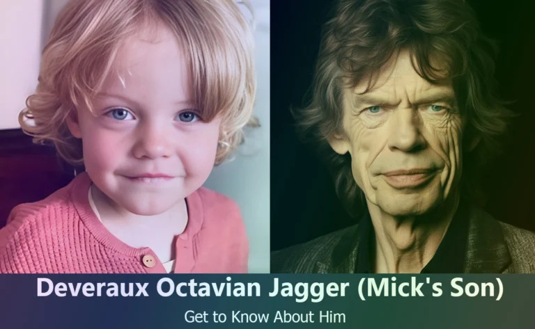 Meet Deveraux Octavian Basil Jagger : Mick Jagger’s Youngest Son