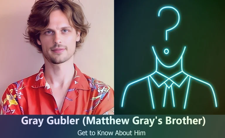 Discover Gray Gubler : Matthew Gray Gubler’s Talented Brother