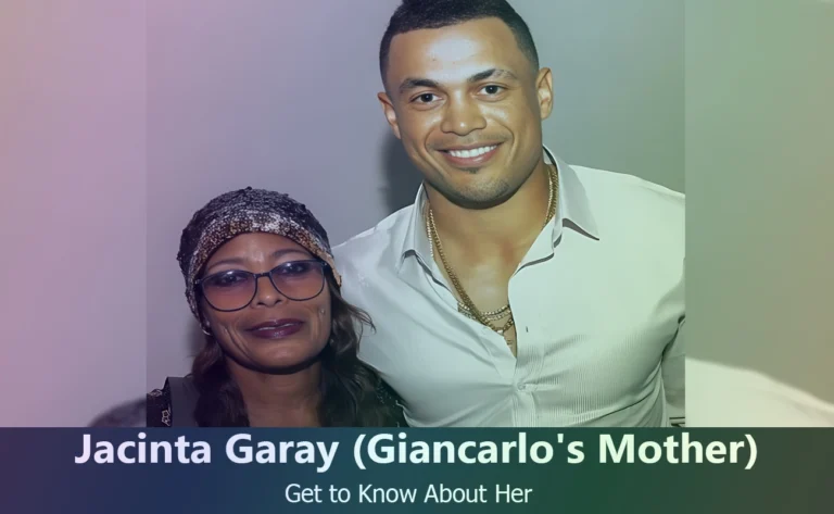 Meet Jacinta Garay : Mother of MLB Star Giancarlo Stanton